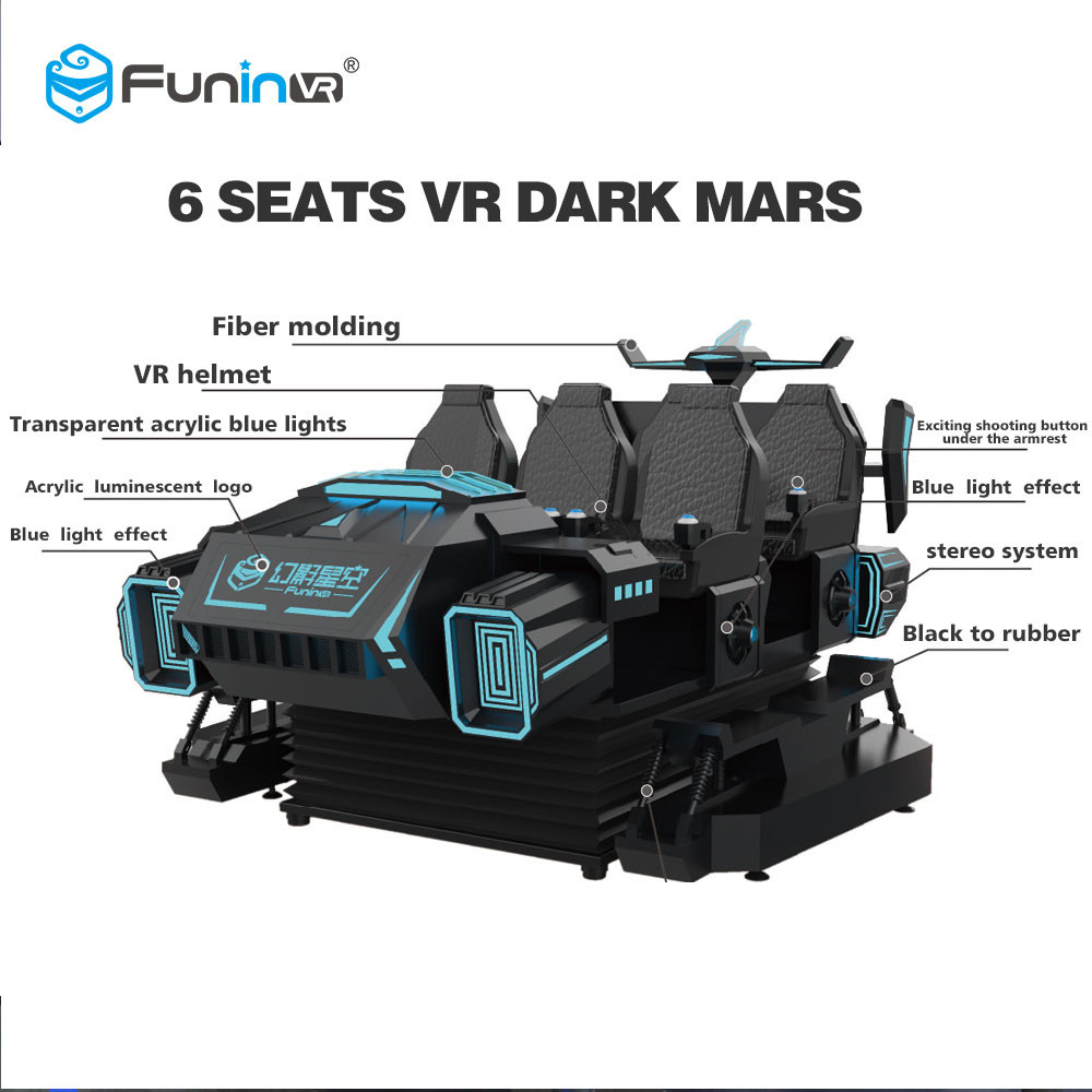 9D Virtual Reality Game Movie Simulator For Amusement Park Equipment Rides