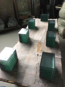 China 300*200MM clear insulated glass with 5MM beveled glass exported to America wholesale