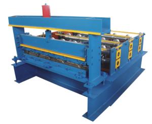 China Auto Curved Stone Coated Roof Tile Machine Blue 220V wholesale