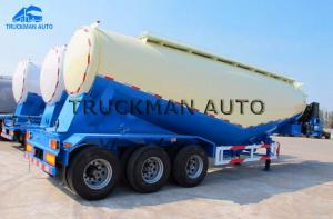 China 45m3 Cement Powder Tankers , Bulk Cement Trailer With 315/80r22.5 Tire wholesale