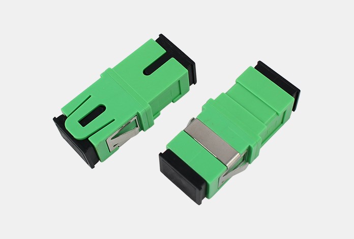 700 RoHS Green Fiber Optic Adapter Coupler SC SX Without Flange