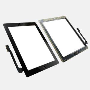 China iPad 3 Touch Screen Glass Digitizer+ Home Button Assembly Black wholesale