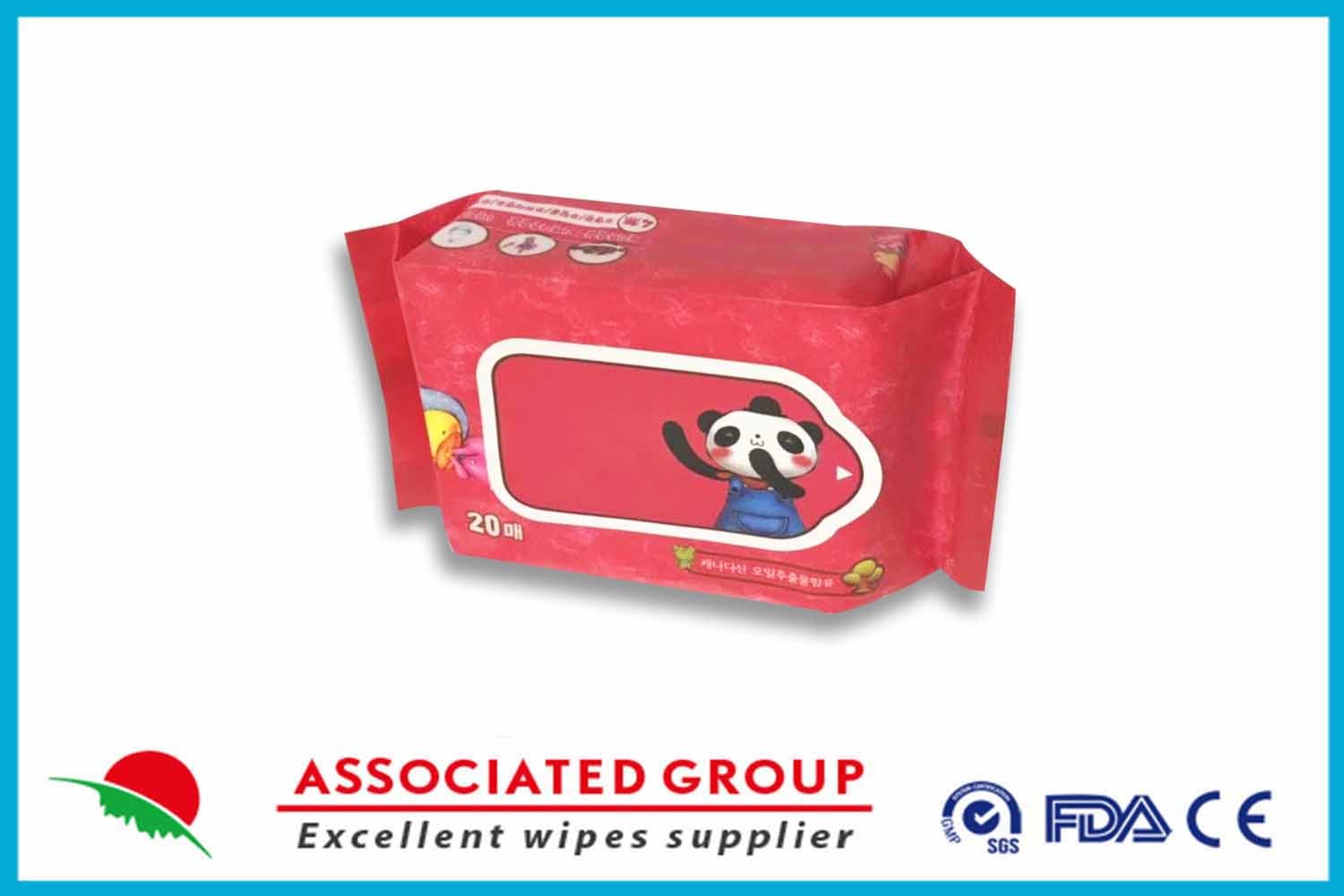 Cherry And Lavender Extract Wet Tissues For Infants No Flavor No Pigment