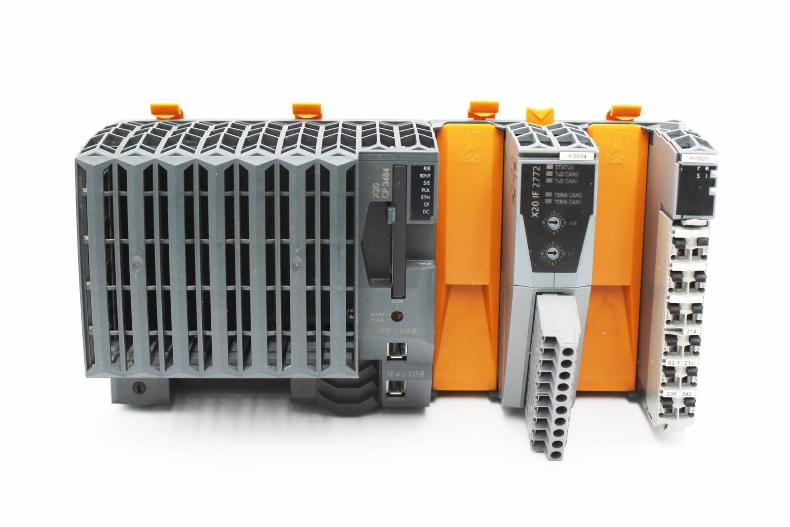 X20TB12 B&R X20 24 VDC Modules Wired with X20TB06 And X20TB12 Terminal Blocks