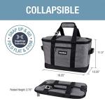 Leakproof Collapsible Insulated Bag Soft Sided Portable Grocery 50 Can Cooler