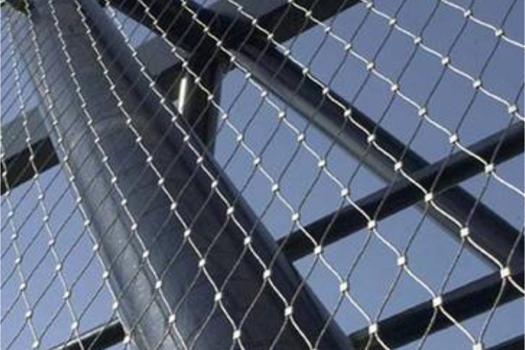 316 Rope Net Fence Stainless Steel Cable Mesh 50*50 Opening Wire Rope Mesh