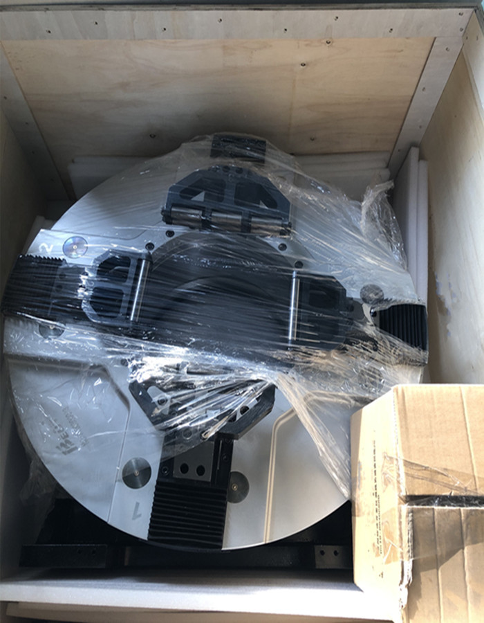 Hollow 3 Jaw Lathe Chuck Vertical Chuck Pneumatic Power Chuck