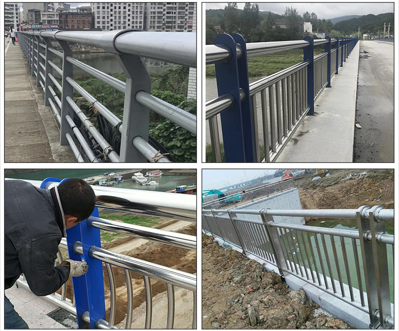 Standard AASHTO M-180 Crash Barrier Protective Guardrail For Bridge Protection