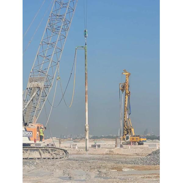BJV130E-377 Vibroflot Pile Driver Device For Soft Ground Improvement