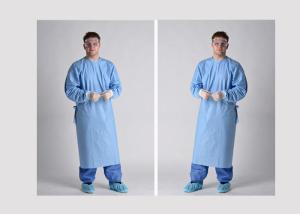 China Comfortable Disposable Patient Surgical Gowns Adjustable Environmentally Friendly wholesale