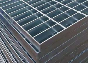 China Q195 HDG Welded Steel Bar Grating 25×5 Marine Metal Grate For Driveway wholesale