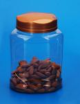 1100Ml Transparent Plastic Jar Food Grade Material 116 * 95 . 5 * 153MM