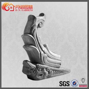 China Traditional Chinese Roof Ornaments Grey Temple Unglazed Tile Decoration Figures wholesale