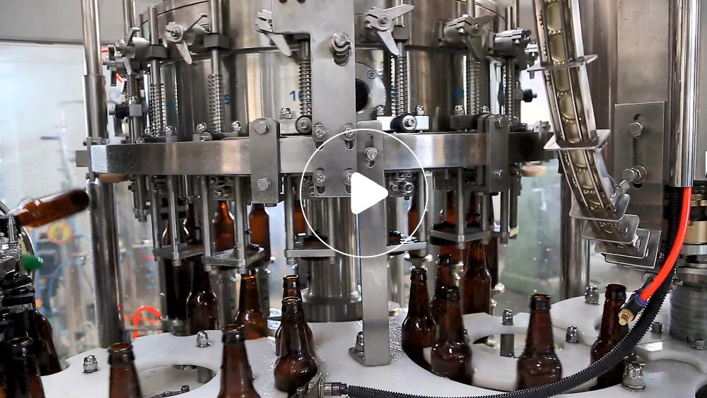 2000bph Automatic Beer Filling Machine BEIERDE Beer Filling Line
