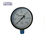 6" Black Steel Calibrated Pressure Gauge Manometer 1 Year Warranty