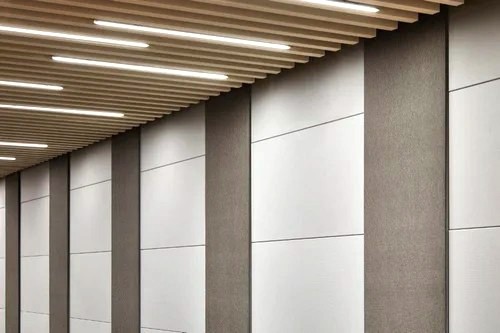 Lightweight 4x8 Wall Ceiling Metal Acoustic Panels Aluminum Microperforated