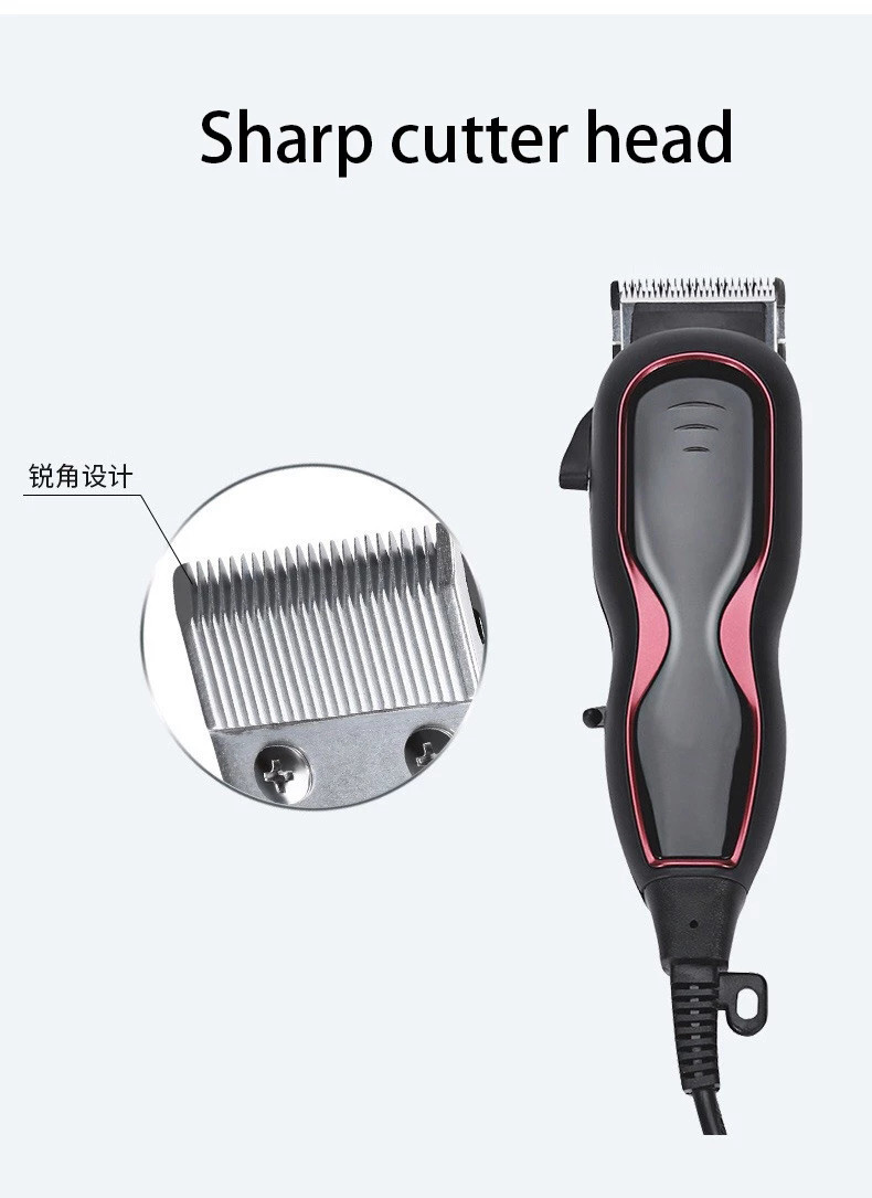 6 In 1 Electric Facial Hair Shaver Titanium Black Safety Rechargeable Hair Trimmer