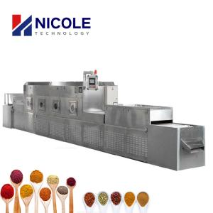 China PLC Seasoning Microwave Sterilization Machine SUS 304 Commercial Sterilizer wholesale