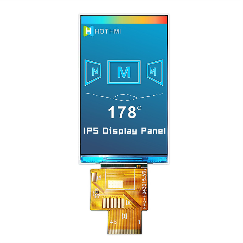 4.3 Inch TFT LCD Display Module 480X800 Manufacturer For Instrumentation