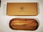 Multipurpose Rectangular Wooden Plate 25cm Fashion Fruit Snack Dish Tray