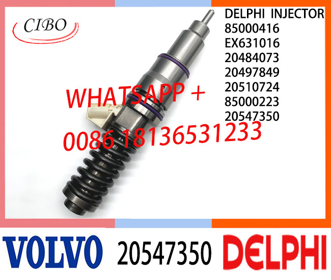 Diesel Injector 20547350 85000416 EX631016 20484073 20497849 85000223 20510724 E3.0 for VOL FH12 TRUCK 425 /435 BHP