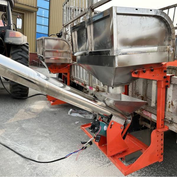 Electric Hydraulic Fertilizer Conveyor Feeder Machine Adjustable Speed