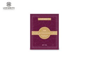 China Violet Red Semi Permanent Hair Color Temperature Effect Natural Easily Dye wholesale