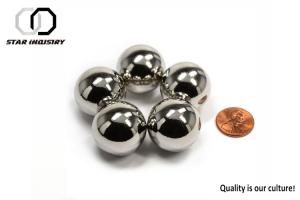 China Good Polished Magnetic Sphere Balls , N52 Sphere Magnets 10mm For Video wholesale