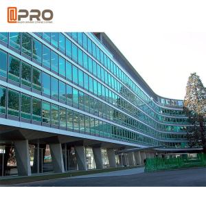 China Facade Reflective Glass Invisible Aluminium Curtain Wall For Building Exterior on sale