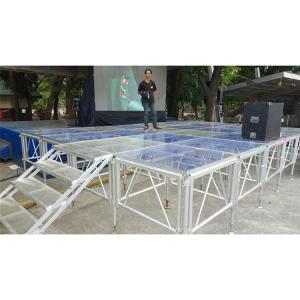 China Water Proof Anti Slip Glass Stage Outdoor Indoor Acrylic Stage Platform wholesale