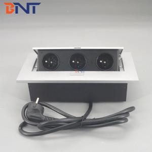 China Zinc Alloy Desktop Hidden Pop Up Power Outlet wholesale