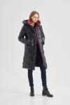 FODARLLOY 2022 puffer jacket ladies warm hooded cotton-padded clothes slim long