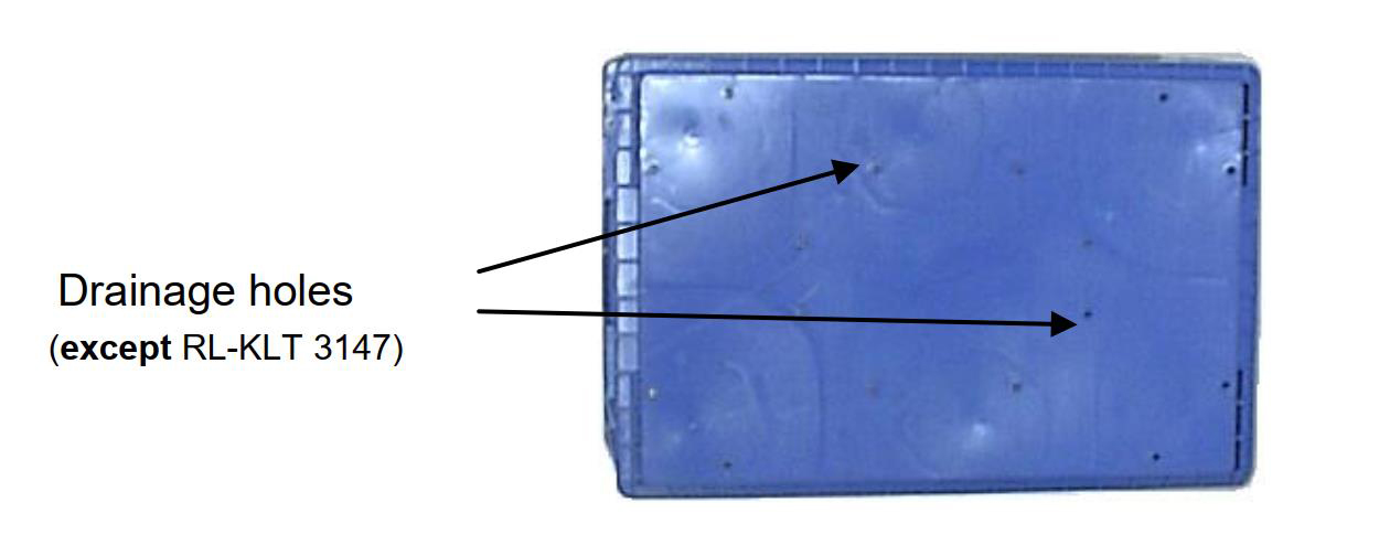 Industrial Plastic Moving Box Turnover Crate With Mold Life Of 300000-500000Shots