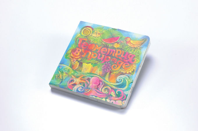 Felt Flap Kids Hardback Book Printing Custom 400gsm