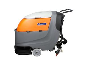 China LINATEX Rubber Battery Powered Floor Scrubber Steel Curved Squeegee 800mm wholesale