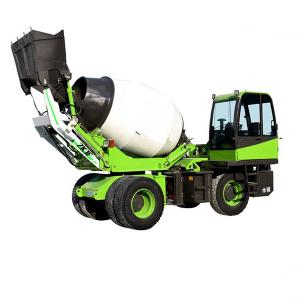 China Multifunctional 3.5 M3 Self Loading Concrete Mixer Vehicle / Cement Mixer Truck wholesale