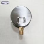 Customized Stainless Steel Manometer Bourdon Pressure Gauge Brass Thread