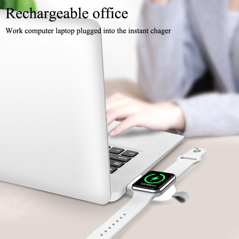 QC3.0 Portable Magnetic Wireless Charger 205KHZ ABS For Iwatch