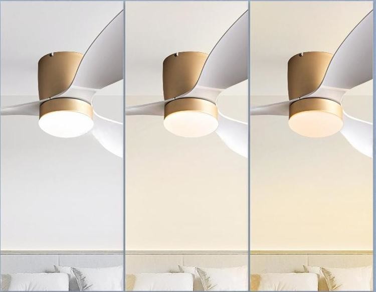 Hot Sale 48 Inch 52 Inch ETL CE Certificated Indoor Living Room Bedroom Remote Control Bldc Ceiling Fan with Light