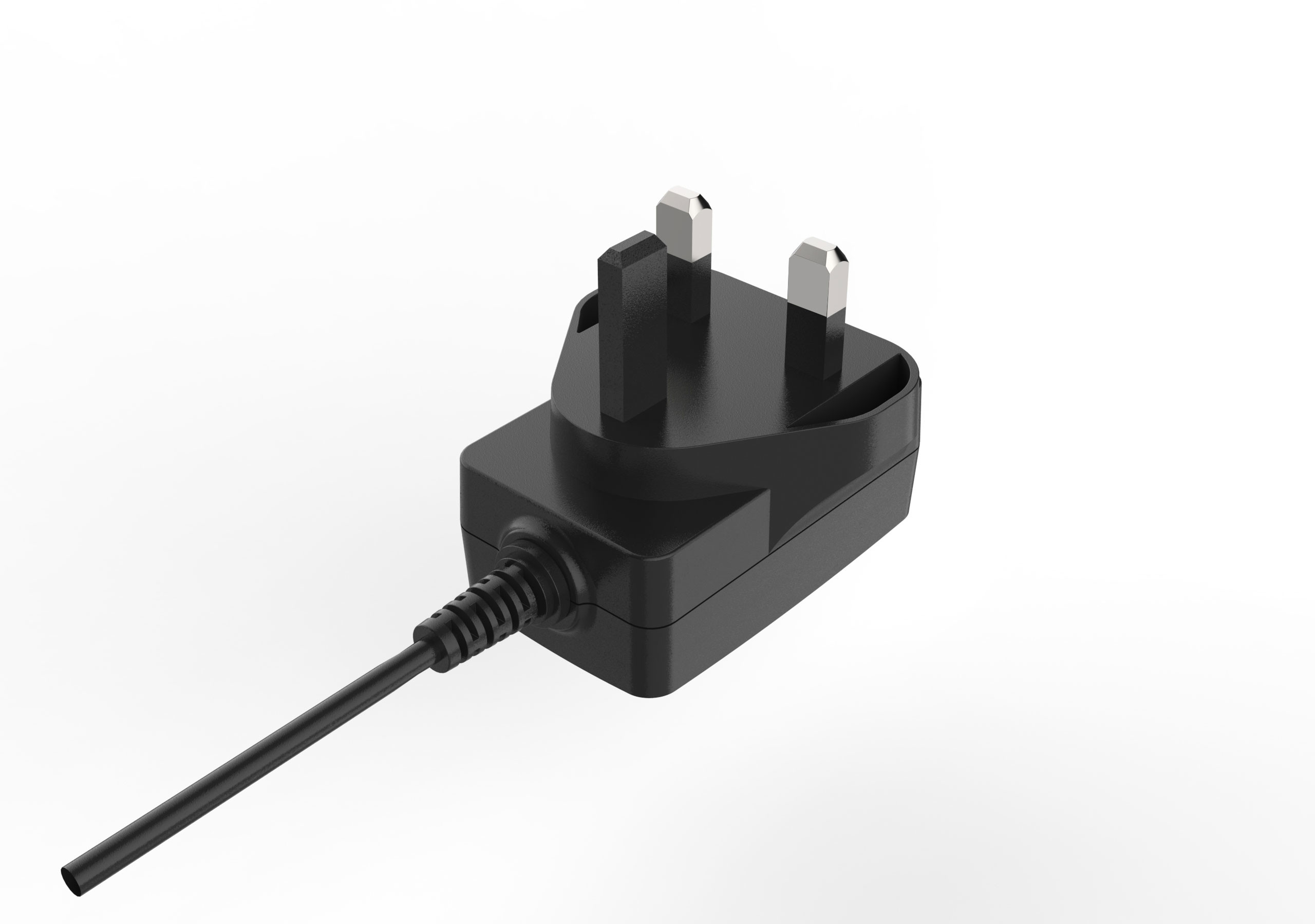 DC 12V 1A Power Supply 59.5*49.2*54.4mm With UK Plug
