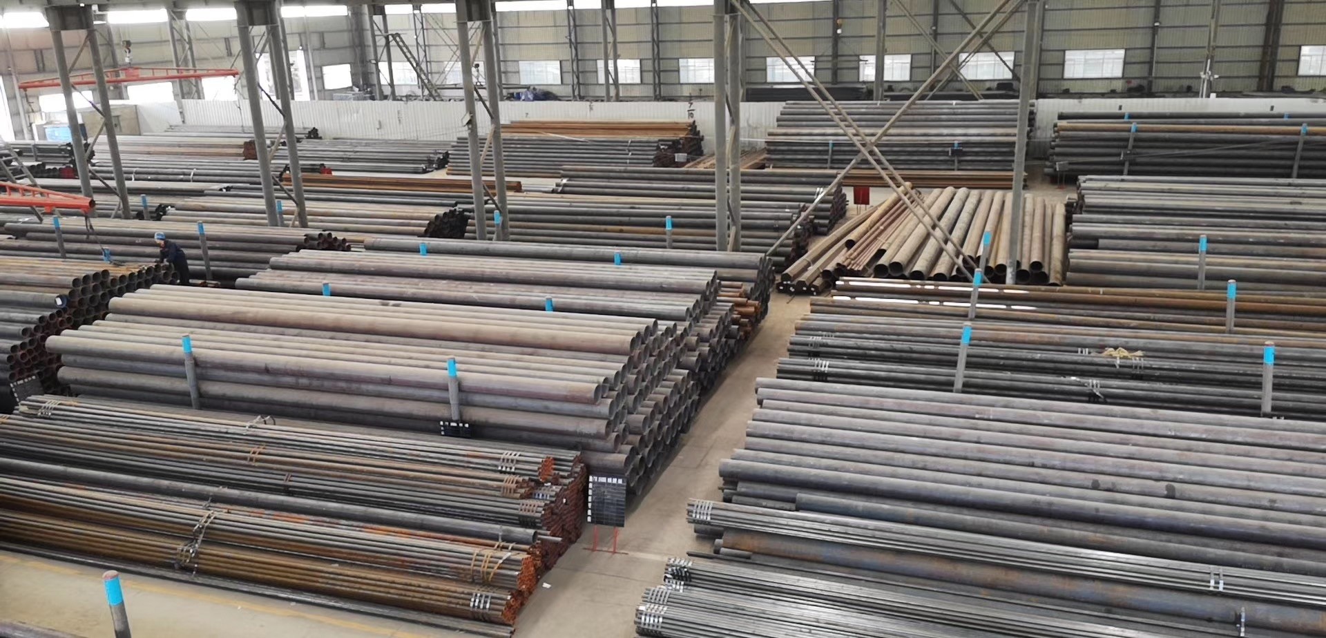 MS Erw Sch 40 Seamless A53 S235JR Carbon Weleded Steel Pipe