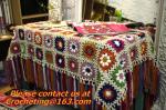 Crochet Vintage Throw Blankets Hand-Woven Bedspread Bedcover Home Decorate Bed