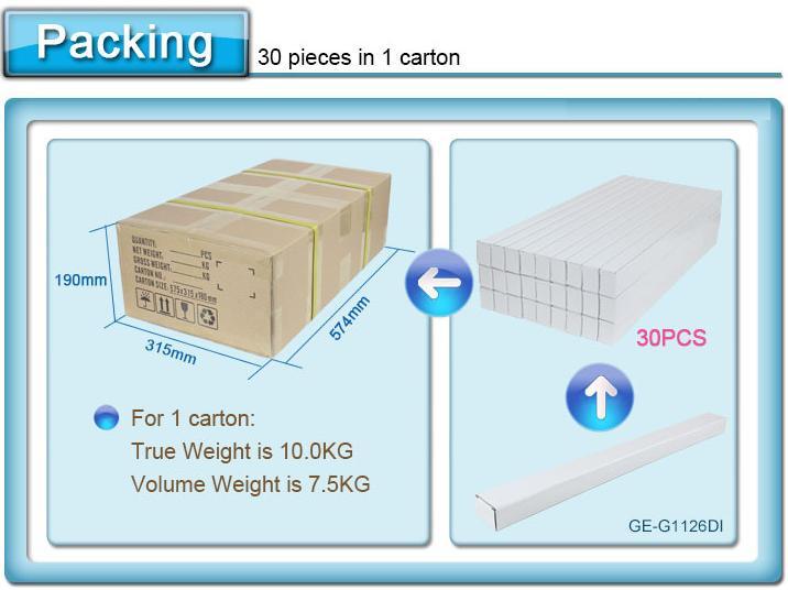 2G11 led tube light 12W 2G11 PLL lamp 2G11 led lamp 410mm wirh smd 2835 led AC85-265V 3 years warranty