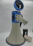 Indoor Outdoor Bullhorn Speakers AUX MP3 WAV Large White Megaphone 230 X 350MM