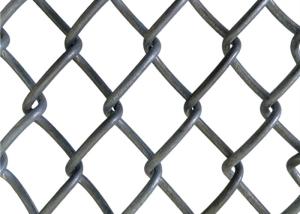 China Zinc Coating 8Ft Diamond Chain Link Fence For Constructions wholesale