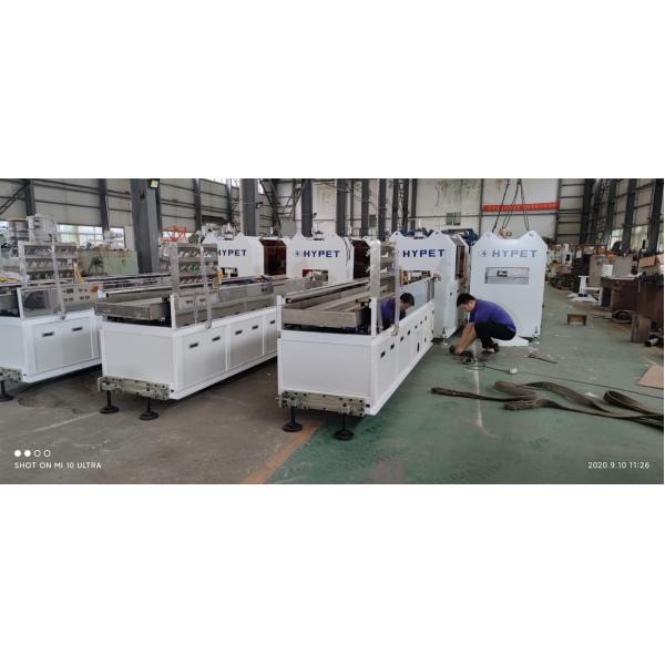 Shenzhen HYPET Popular PVC Wire Duct Cable Extrusion Machine With Punching Machine And Slotting Machine