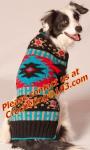 pet clothing christmas, Dog Knitting Wool jacquared Turtle neck Sweater Pet