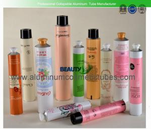 China Body Lotion Collapsible Metal Tube , Beauty Empty Aluminum Cosmetic Tubes wholesale
