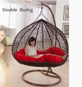 China China wholesale Double rattan swing chair hanging chair rattan furniture wholesale