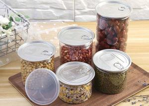 China Transparent Plastic Jar Containers For Food Canning 280Ml 500Ml 650Ml wholesale